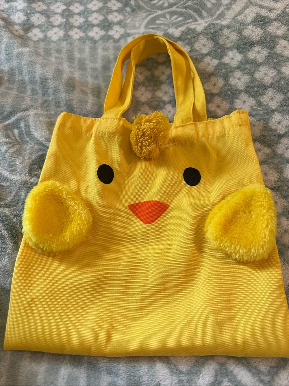 Dan Dee Yellow Chick Tote Bag for Kids - Cute Plush Accent